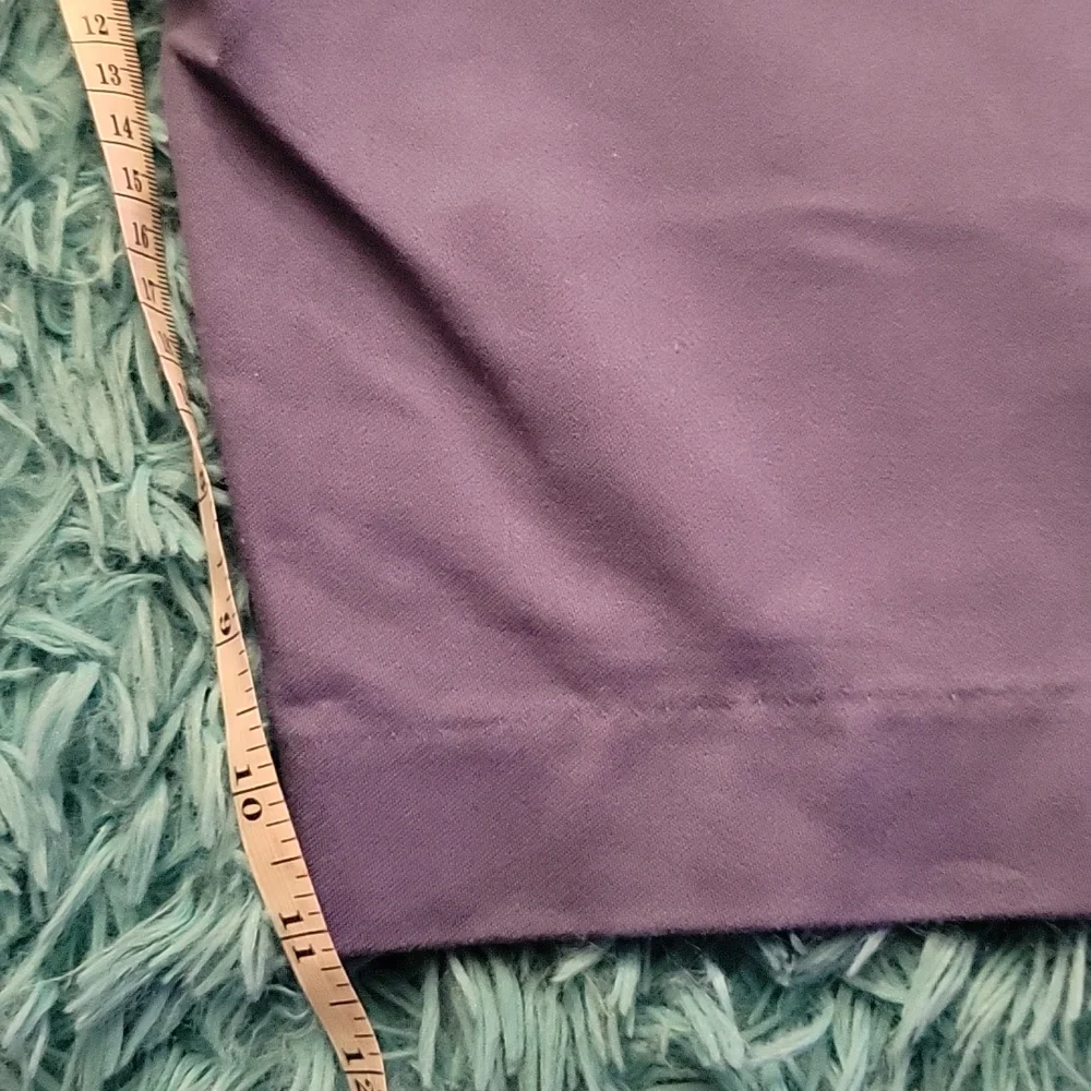 NEW Croft & Barrow Blue Mid-Rise Bermuda Shorts Size 6
